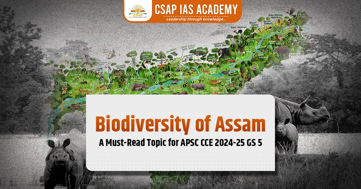 Featured image of the blog on Biodiversity of Assam