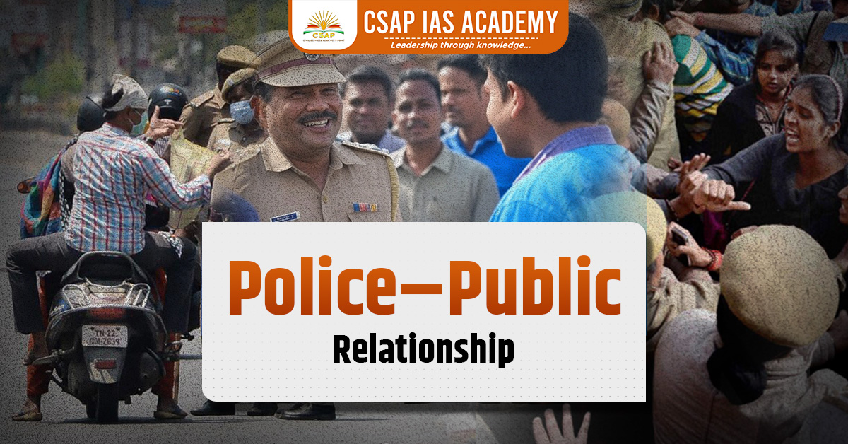 Featured image of the blog on Police-Public Relationship