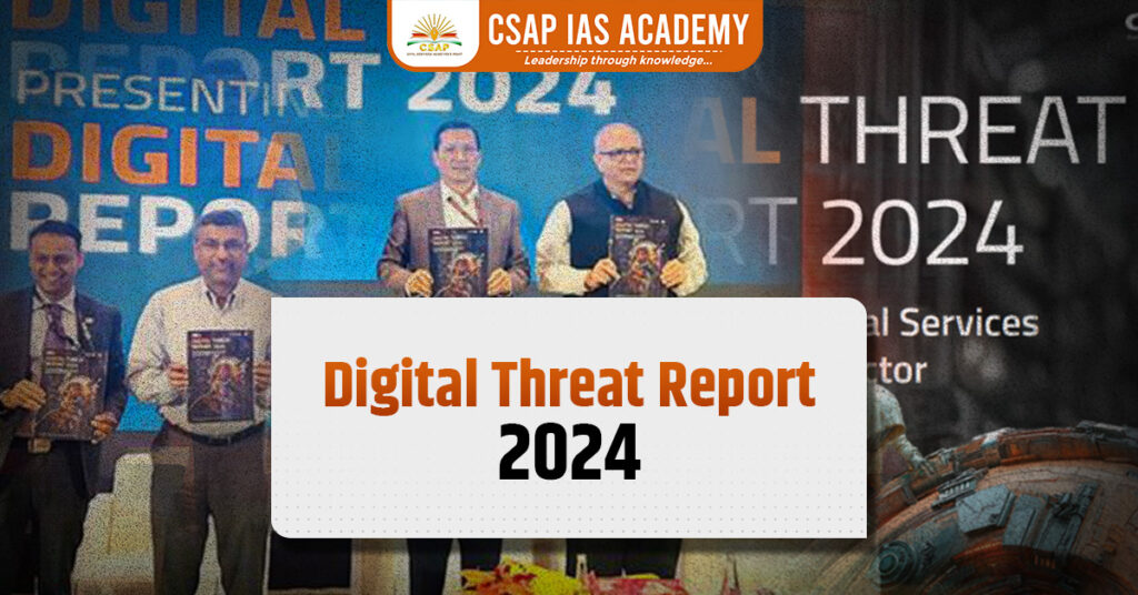 Featured image of the digital threat report 2024